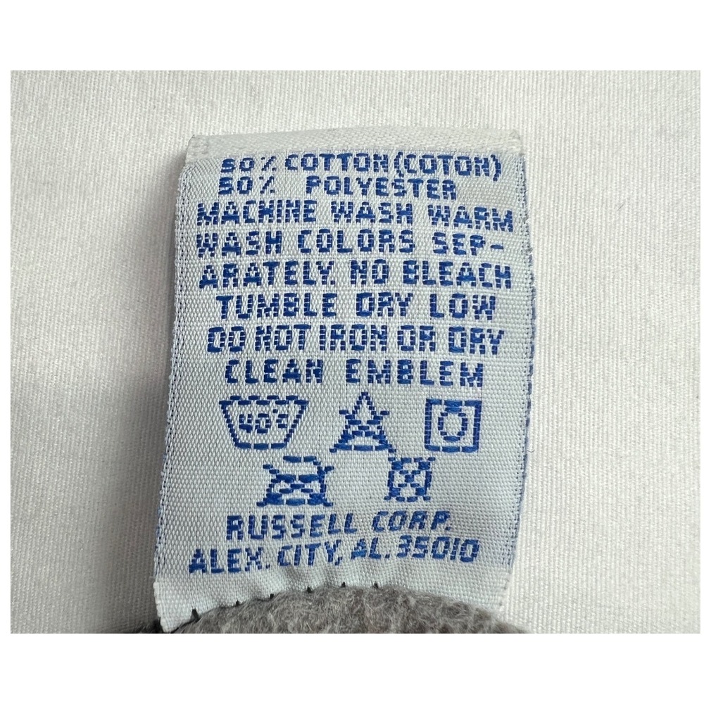Russell Athletic Sweatshirt Large Gray University of Alabama Vintage 90s Crew G8 - Picture 7 of 14